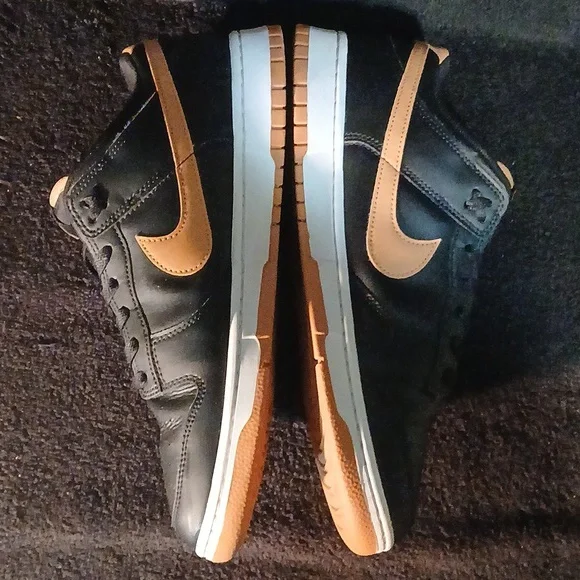 Nike Dunk Low (BLACK AMBER BROWN), Mens Size-12 - Picture 3 of 12